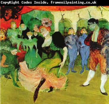  Henri  Toulouse-Lautrec Dance to the Moulin Rouge